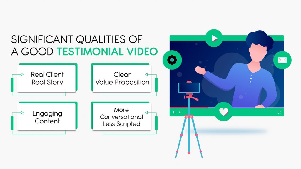 significant qualities of a good testimonial video
