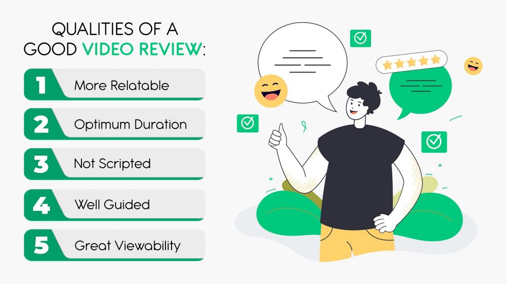 few qualities of a good video review