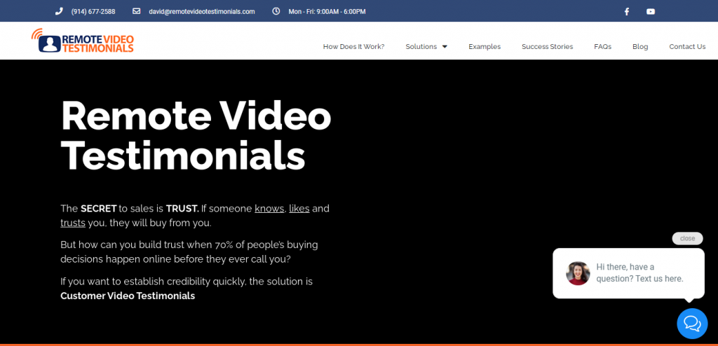 Remote Video Testimonials | Testimonial Video Production 