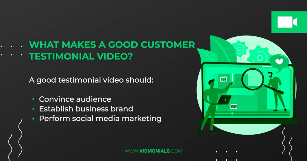 What makes a good customer testimonial video