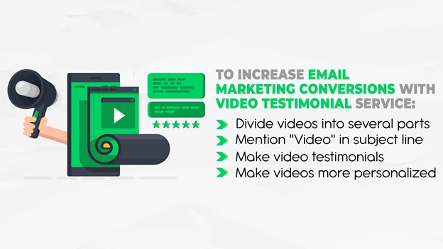 How to increase email marketing conversions with video testimonial service